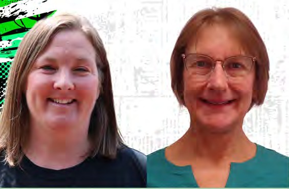 Lauren, Occupational Therapist, and Kathryn, Speech and Language Therapist, smiling at the camera